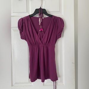 Purple Gemstone Shirt